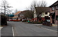 A glimpse of the railway from Forge Close, Caerleon