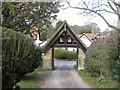 Lych gate, All Saints, Bishop Burton