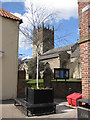 A glimpse of the church, Market Weighton