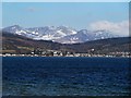 Lamlash and Margnaheglish across Lamlash Bay