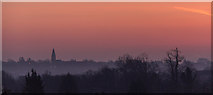 TQ2995 : Sunrise, London N14 by Christine Matthews