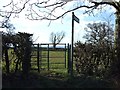 Footpath off the A38, Claypits