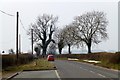 SK0537 : The A522 from a lay-by near Fole by David Lally