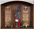 TL5457 : St Nicholas, Great Wilbraham - War Memorial WWI & WWII by John Salmon