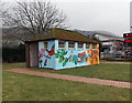 Colourful mural, Pontymister