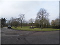 The village green and war memorial, North Mymms