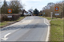 SP7787 : A427 Harborough Road towards Dingley by Mat Fascione