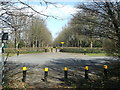 Footpath crosses Bailey Drive