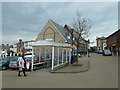 Looking south in the Co-op car park