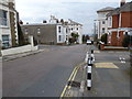 Staggered crossroads of Yelfs Road, St Thomas Street and Spencer Road