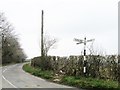 Ramsdown Cross, road junction