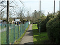 Footpath behind Wentworth Road