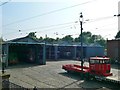 SK3454 : Tram Depot, Crich Tramway Village by Eirian Evans