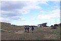 Walking the dog on the Sandhills, Ansdell, Lytham St Annes