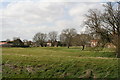 Alvingham: earthworks on the site of monastery