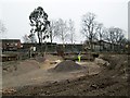 Filled-in underpass at Robin Hood Way