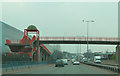 Footbridge over the A50