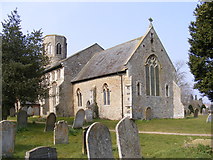 TG2701 : All Saints Church, Poringland by Geographer