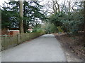 Church Lane, Burley: looking east