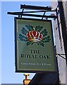SO9527 : The Royal Oak (3) - sign, Church Road, Bishop's Cleeve, Glos by P L Chadwick