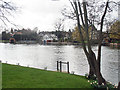 River Thames and a boathouse