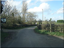 SJ8269 : Hodgehill Lane at Bridge Farm by Colin Pyle