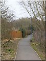 Footpath to Arrow Valley Park