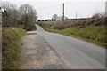 Road junction near Llandissilio