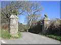 Stone gate posts