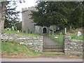 Entrance to the Church of St Cynog at Merthyr Cynog