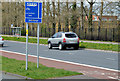 24-hour bus lane sign, Dundonald