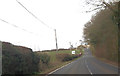 Approaching road junction opposite Thornhill Farm