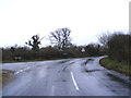 TG1011 : Mattishall Road, Honingham by Geographer