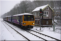 SD9926 : Class 144s approaching Hebden Bridge station  by Phil Champion