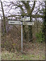 TM0878 : Roadsign on Millway Lane by Geographer