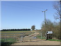 TL9512 : Farm track near Tollesbury, Essex by Malc McDonald