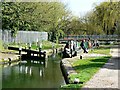 Lock gates, Nash Mills Lane, Hemel Hempstead