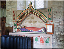 SO5868 : St Mary's church, Burford - monument to Princess Elizabeth by Mike Searle