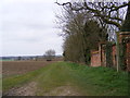 TM0778 : Mill Lane footpath to Low Road by Geographer