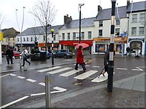 H4572 : Pedestrian crossing, Omagh by Kenneth  Allen
