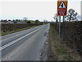 The B4386 toward Westbury