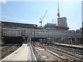 SP0686 : New Street Station, Redevelopment Work From Platform 8 by Roy Hughes