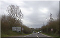 Allbrook roundabout from A335