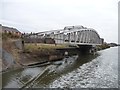 Chester Road swingbridge, open