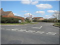 Entrance to Ratby Lane from Maunde Road in Markfield