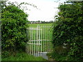 Kissing gate entrance to Haverfordwest Race Course