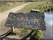 SJ9085 : Happy Valley Nature Reserve, Information Board by John Topping
