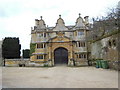 The entrance to Stanway House