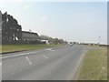 Looking west at the Red Post crossroads