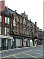 Red sandstone building on Quarry Street